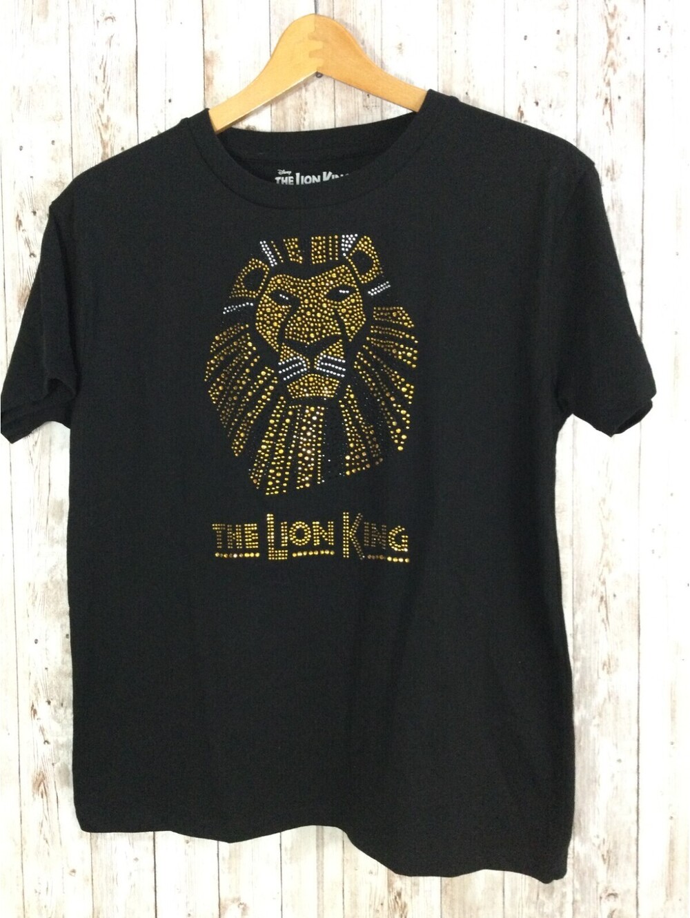 DISNEY The Lion King Beaded Graphic Tee Size XS Mufasa NICE